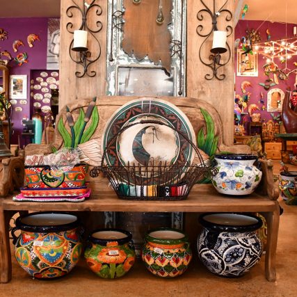 Assorted Products - Bench - Vases