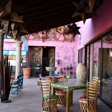 The Patio at The Pink Store Mexico